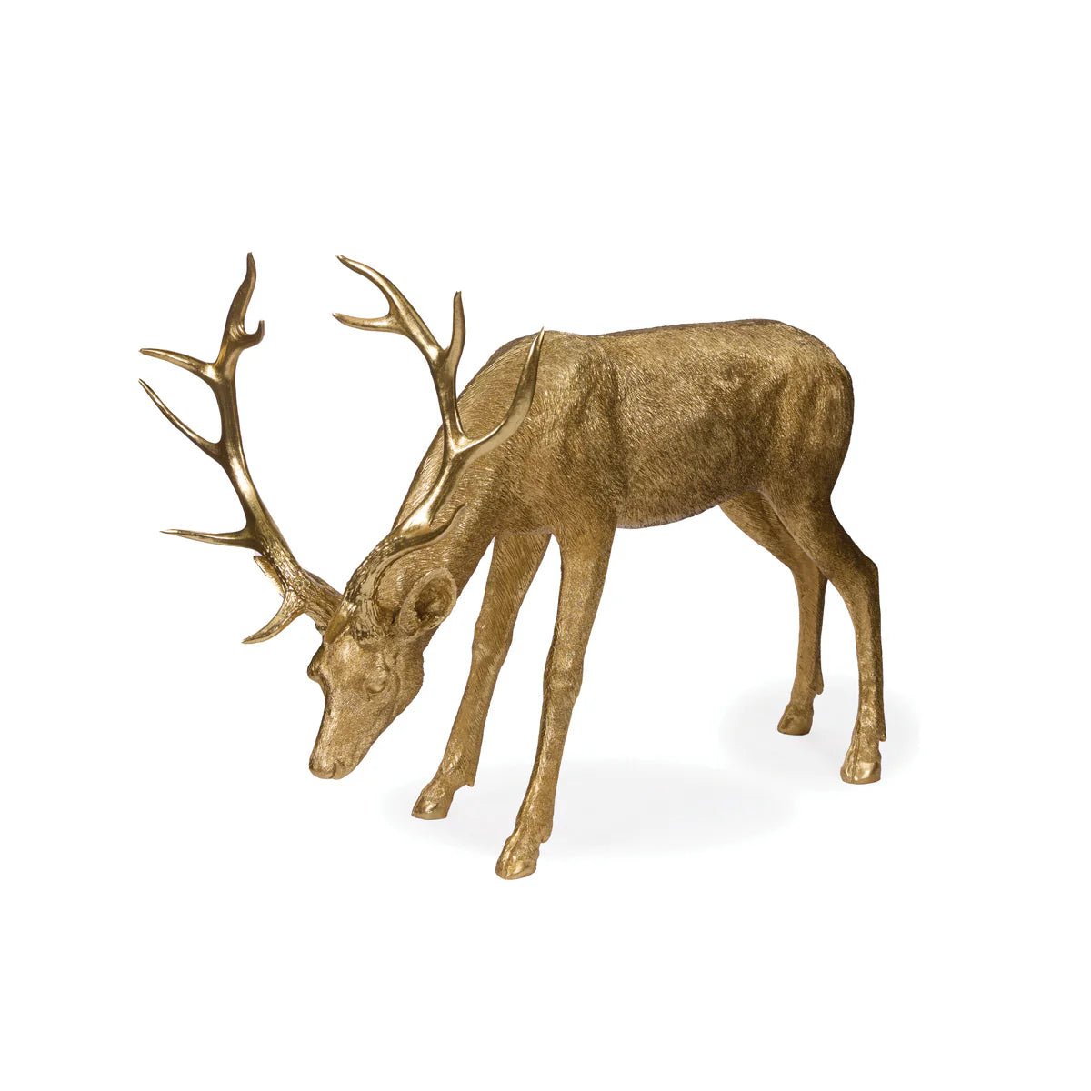 120 CM GOLD ETCHED STANDING REINDEER - Pure Apotheca
