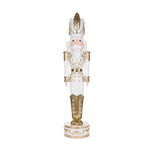 121.5 CM WHITE AND GOLD JEWEL NUTCRACKER - Pure Apotheca
