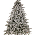 12ft Snowy Dorchester Christmas Tree with Twinkle Lights - Pure Apotheca