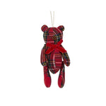13 CM CROSSHATCH HANGING TEDDY BEAR - Pure Apotheca