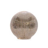 13 CM LED MERCURY RIBBED SPHERE - Pure Apotheca