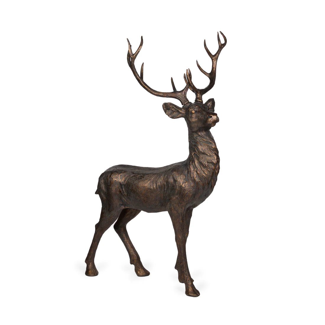 130 CM METALLIC WOODLAND REINDEER STANDING - Pure Apotheca