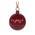 14 CM RIBBED BURGUNDY BELL - Pure Apotheca