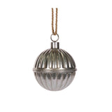 14 CM SILVER RIBBED BELL - Pure Apotheca