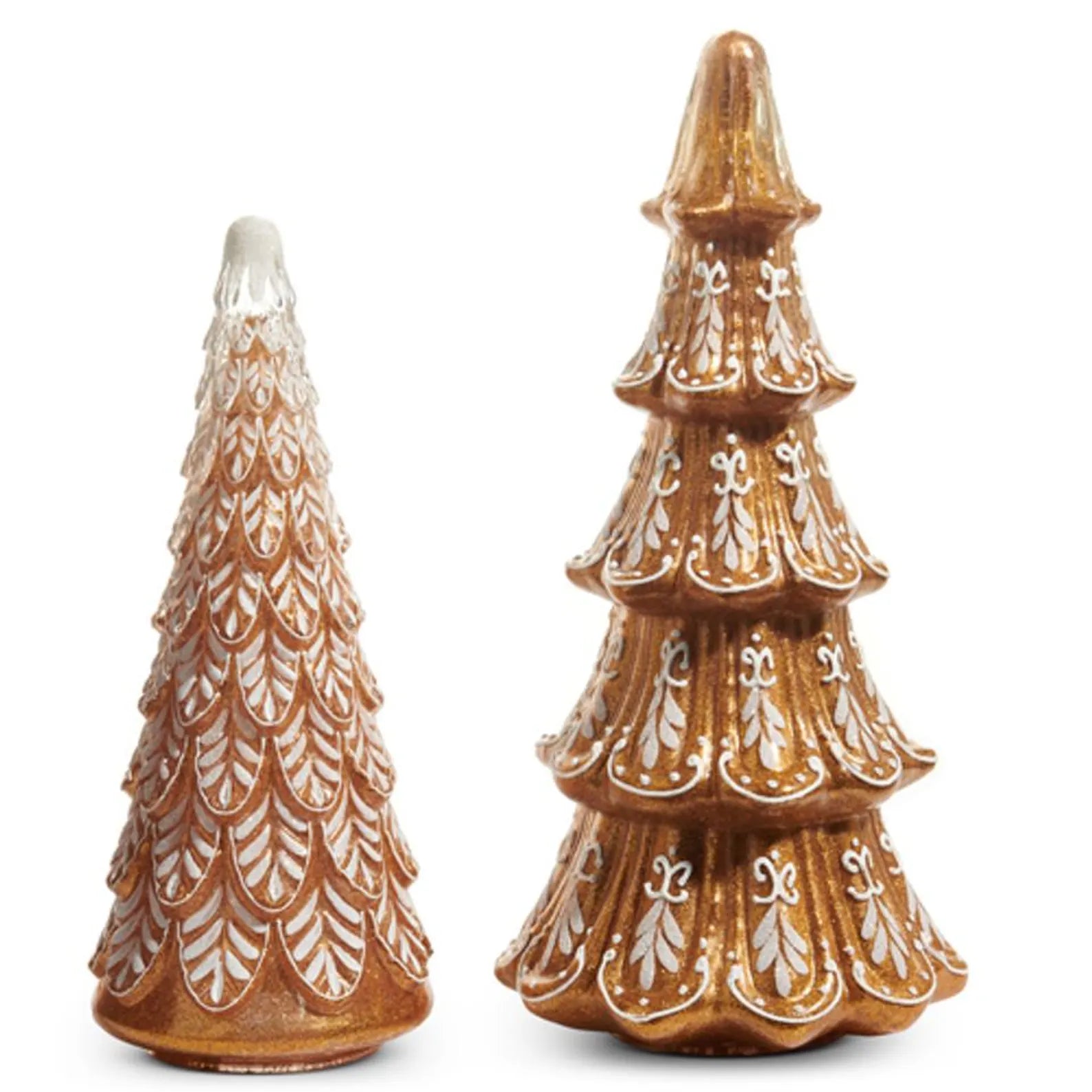 14.5" Ornate Gingerbread Trees - 2 SIZES - Pure Apotheca
