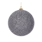 15 CM SILVER CAVIAR BAUBLE - Pure Apotheca