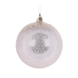 15 CM SILVER MERCY BUBBLES BAUBLE - Pure Apotheca