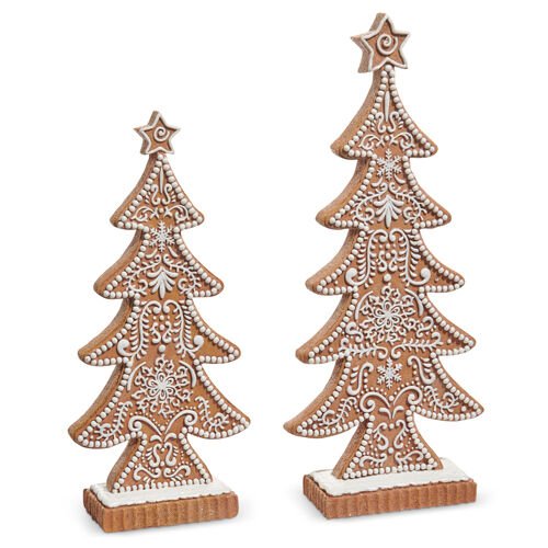 15" Gingerbread Trees - Set/2 - Pure Apotheca