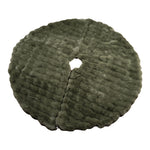 150cm Olive Faux Fur Tree Skirt 150cmD - Pure Apotheca