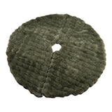 150cm Olive Faux Fur Tree Skirt 150cmD - Pure Apotheca