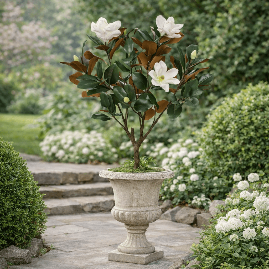 155 CM FAUX MAGNOLIA TREE - Pure Apotheca