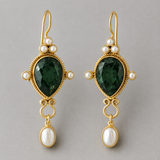 Everlie Etched Crystal Earrings