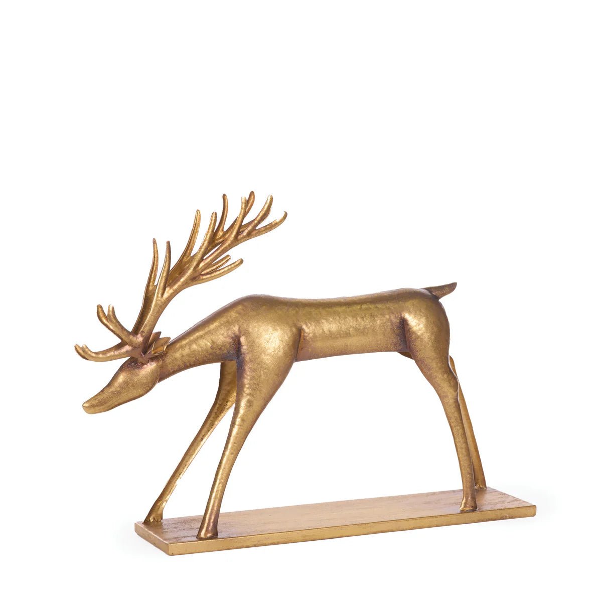 17.5 CM METALLIC METAL REINDEER - Pure Apotheca