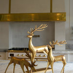 17.5 CM METALLIC METAL REINDEER - Pure Apotheca
