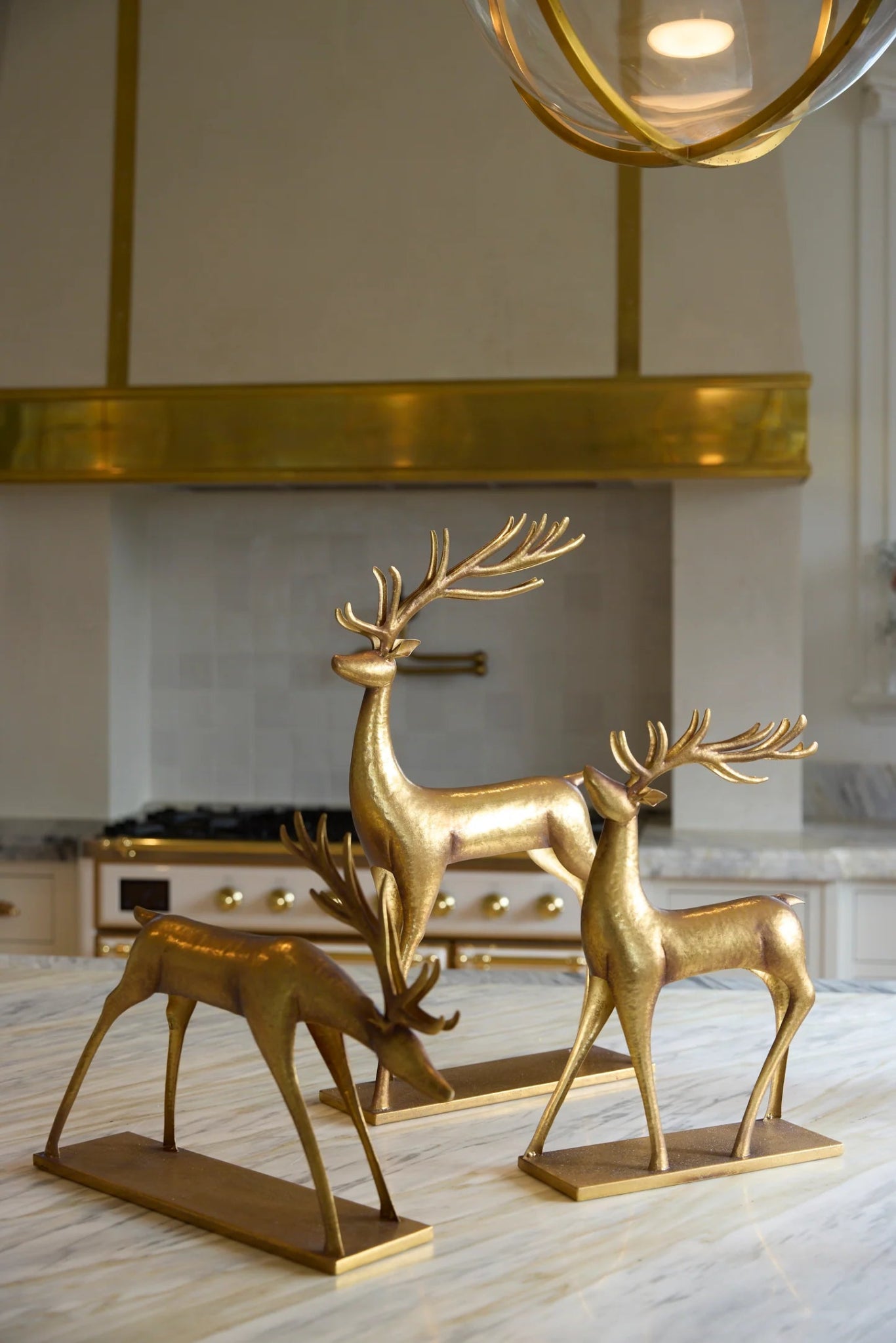 17.5 CM METALLIC METAL REINDEER - Pure Apotheca