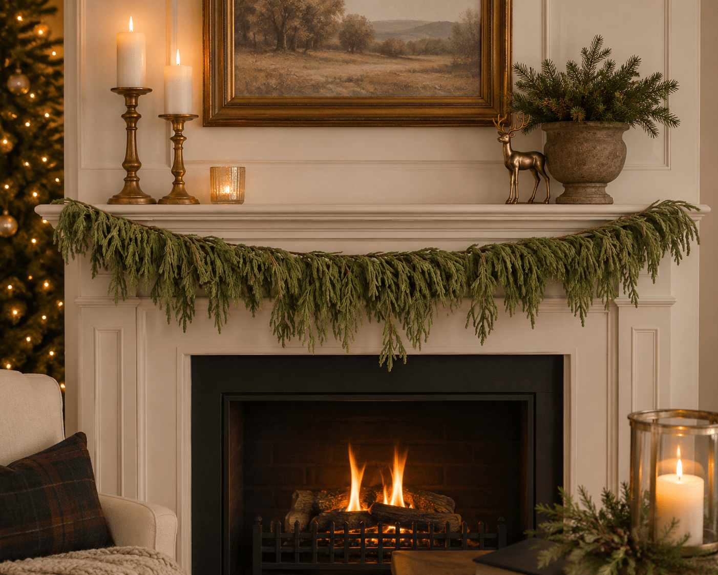 180cm Fireplace Garland - Pure Apotheca
