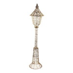180cm Illuminated Gold Beaded Lamp Post 960 LED - Pure Apotheca