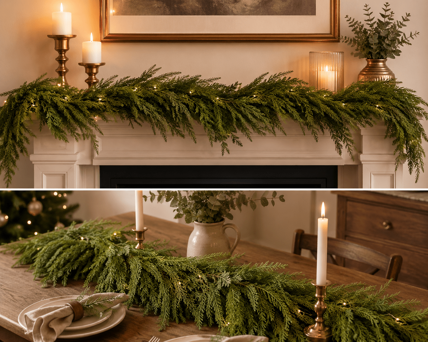 180cm Thick Pine Garland - Pure Apotheca