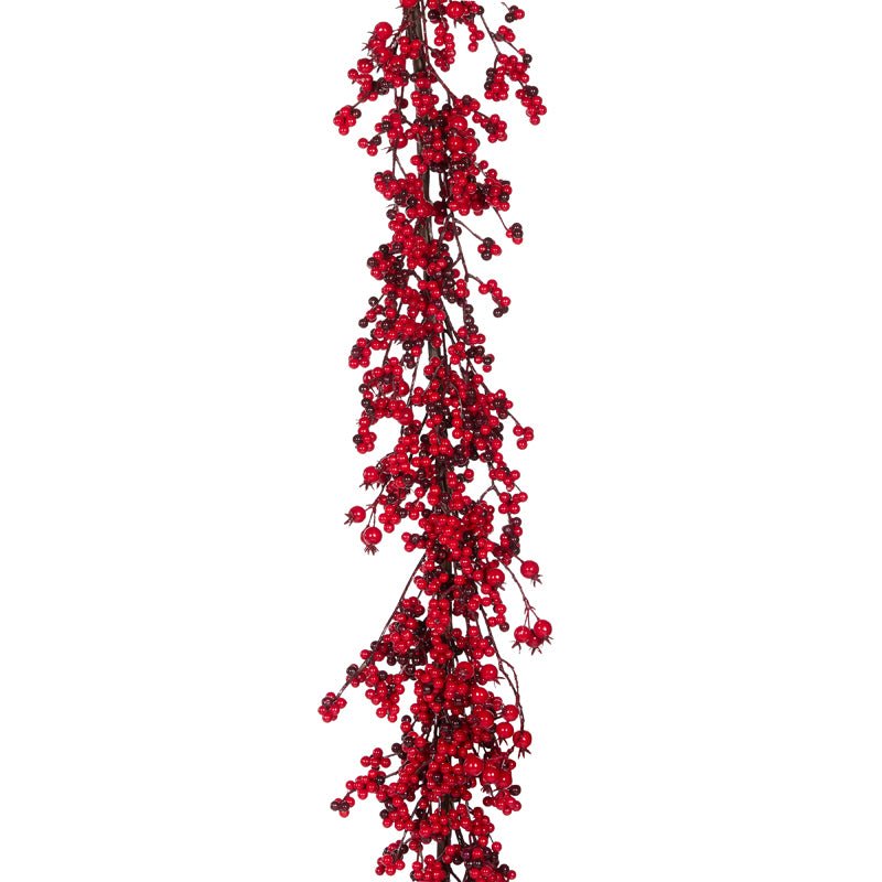 182cm Red Berry Garland - Pure Apotheca