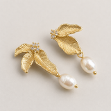 Orchid Flower Pearl Drops