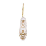 2 ASST WHITE AND GOLD BALLET SLIPPERS HANGING - Pure Apotheca