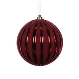 20 CM RED RIDGES BAUBLE - Pure Apotheca