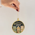 2025 Christmas Village Enamel Ornament - Pure Apotheca
