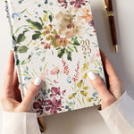 2025 Desktop Linen Bound Planner Spring Blooms - Pure Apotheca