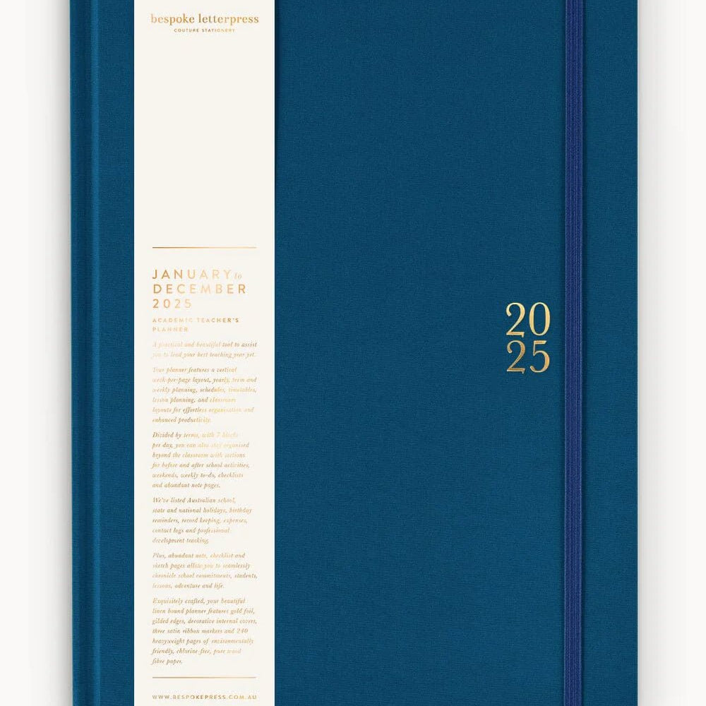 2025 Teachers Planner Liberty Blue - Pure Apotheca