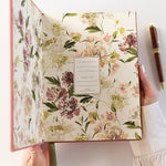 2025 Vertical Linen Bound Planner Tea Rose - Pure Apotheca