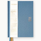 2025 Weekly Academic Student Linen Bound Planner Cove Blue - Pure Apotheca