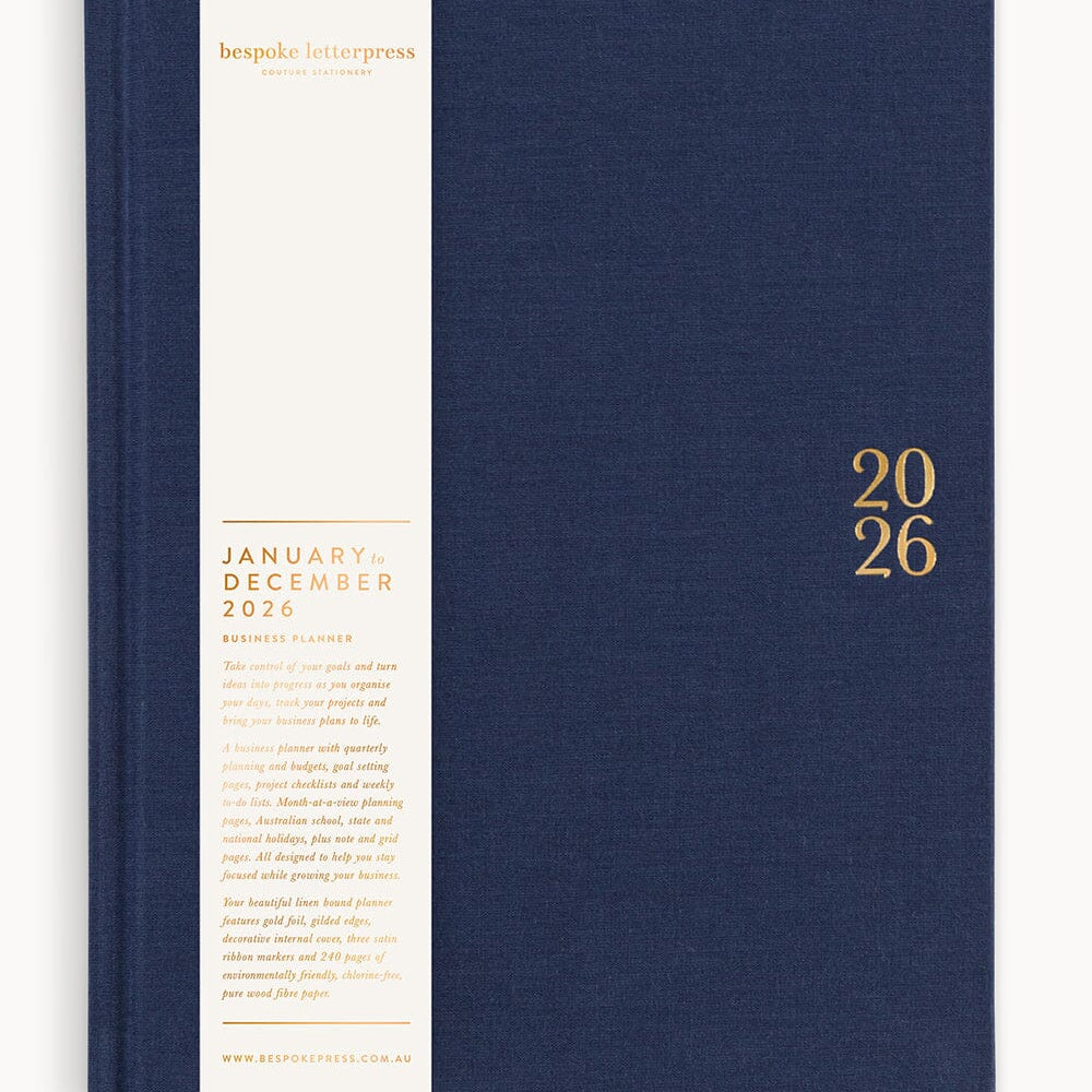 2026 Business Planner - Midnight - Pure Apotheca