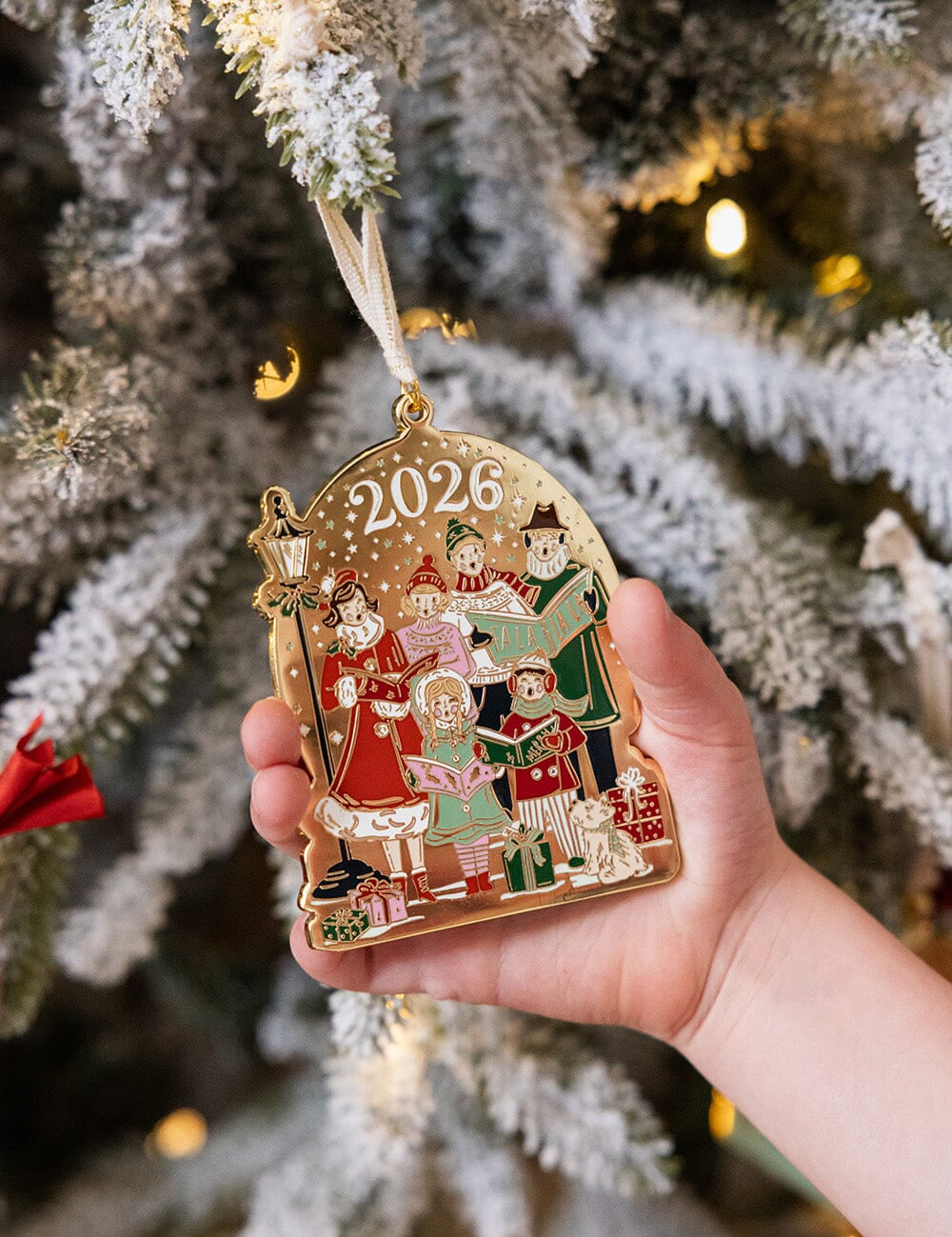 2026 Christmas Carolers Enamel Ornament - Pure Apotheca