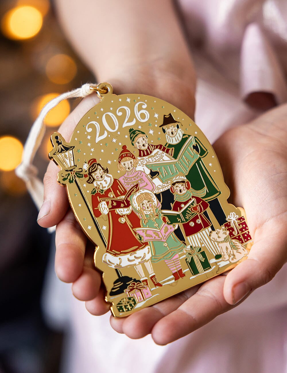 2026 Christmas Carolers Enamel Ornament - Pure Apotheca