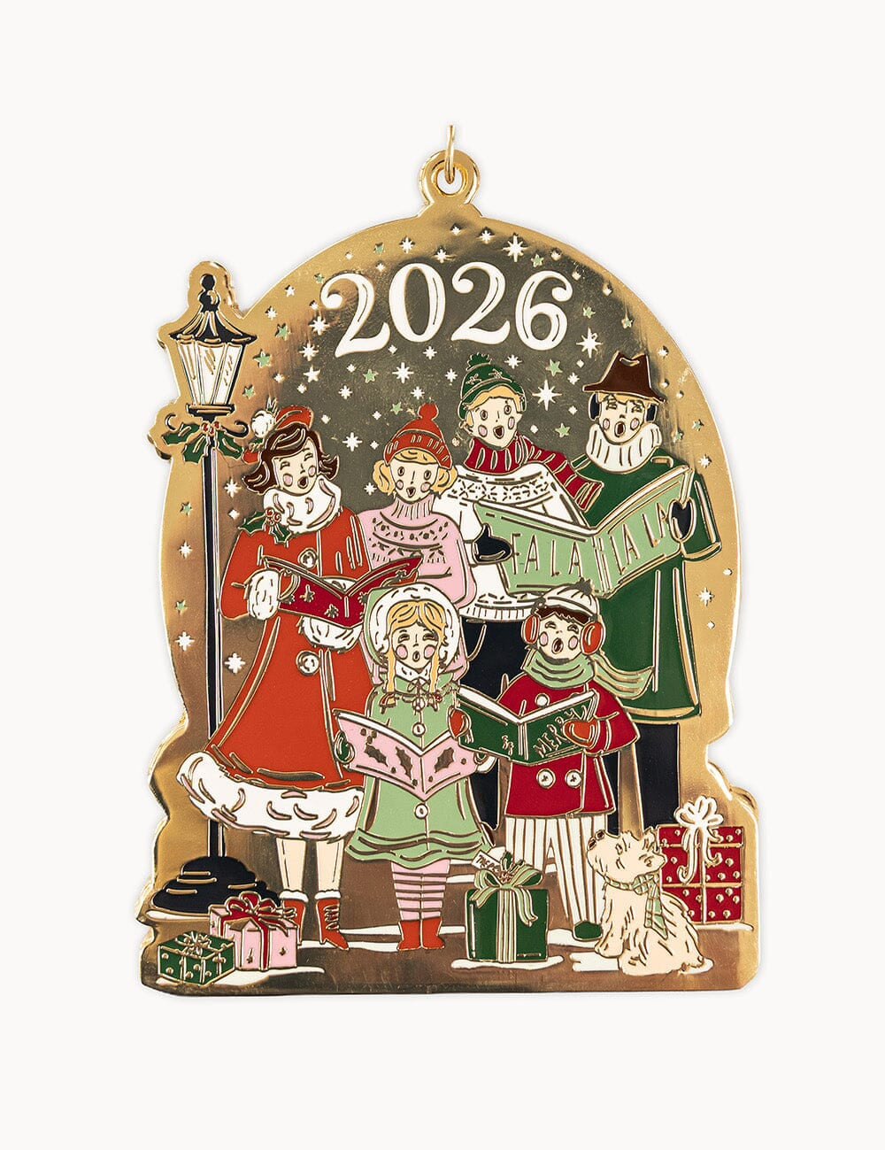 2026 Christmas Carolers Enamel Ornament - Pure Apotheca