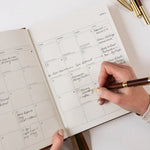 2026 Day to a Page Large Linen Bound Planner - Bronze - Pure Apotheca