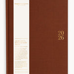 2026 Day to a Page Large Linen Bound Planner - Bronze - Pure Apotheca