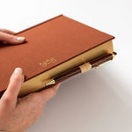 2026 Day to a Page Large Linen Bound Planner - Bronze - Pure Apotheca
