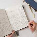 2026 Day to a Page Large Linen Bound Planner - Indigo Haven - Pure Apotheca