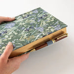 2026 Day to a Page Large Linen Bound Planner - Indigo Haven - Pure Apotheca