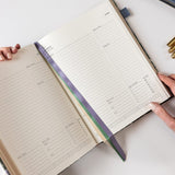2026 Day to a Page Large Linen Bound Planner - Indigo Haven - Pure Apotheca