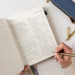 2026 Day to a Page Large Linen Bound Planner - Indigo Haven - Pure Apotheca