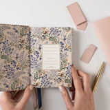 2026 Day to a Page Linen Bound Planner - Bluebuds - Pure Apotheca