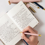2026 Day to a Page Linen Bound Planner - Bluebuds - Pure Apotheca