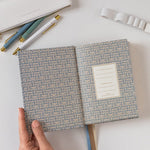 2026 Day to a Page Linen Bound Planner - Frost Bramble - Pure Apotheca