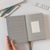 2026 Day to a Page Linen Bound Planner - Frost Bramble - Pure Apotheca