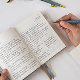 2026 Day to a Page Linen Bound Planner - Frost Bramble - Pure Apotheca