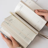 2026 Day to a Page Linen Bound Planner - Frost Bramble - Pure Apotheca
