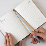 2026 Day to a Page Linen Bound Planner - Frost Bramble - Pure Apotheca