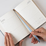 2026 Day to a Page Linen Bound Planner - Frost Bramble - Pure Apotheca